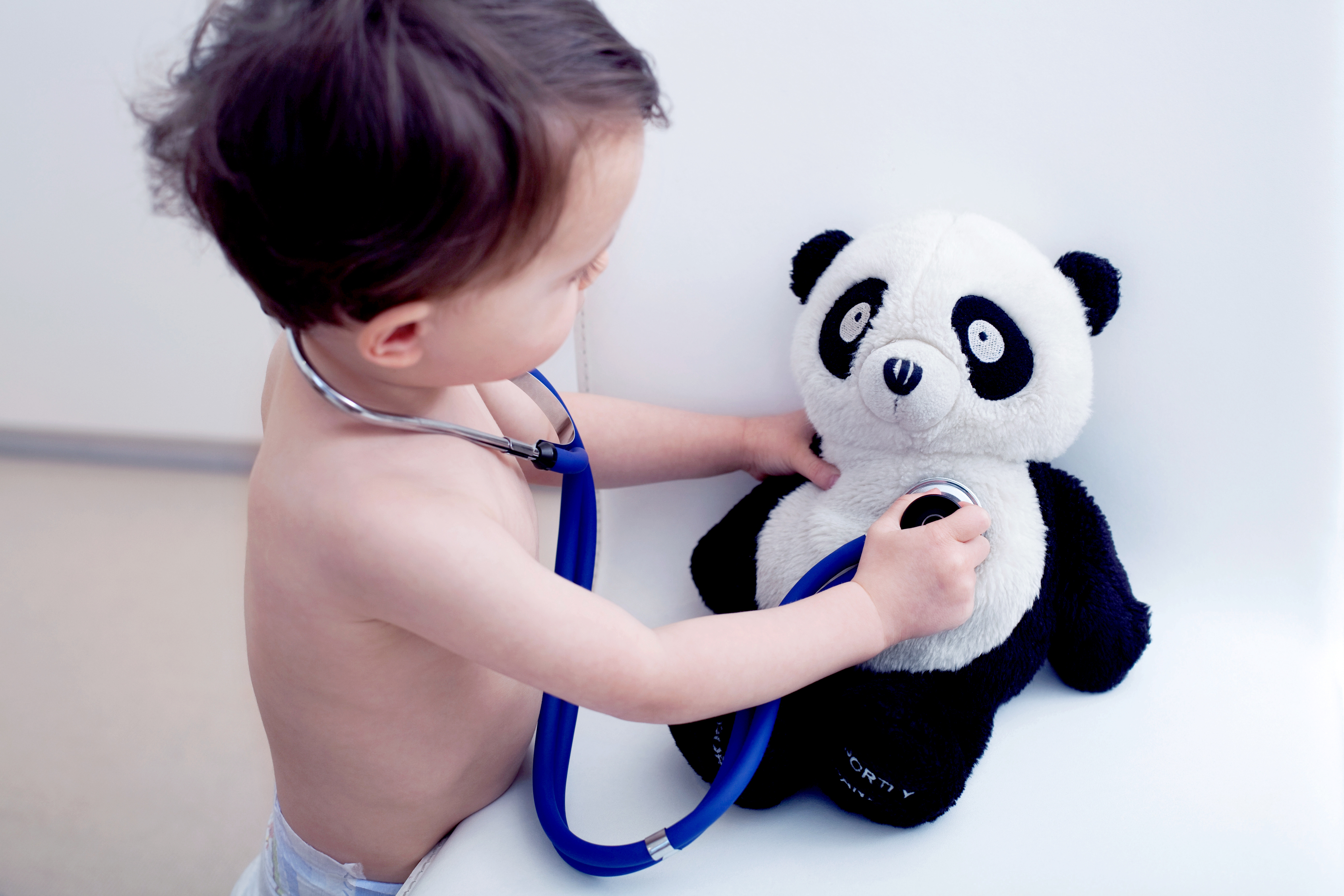 Little Boy Playing Doctor